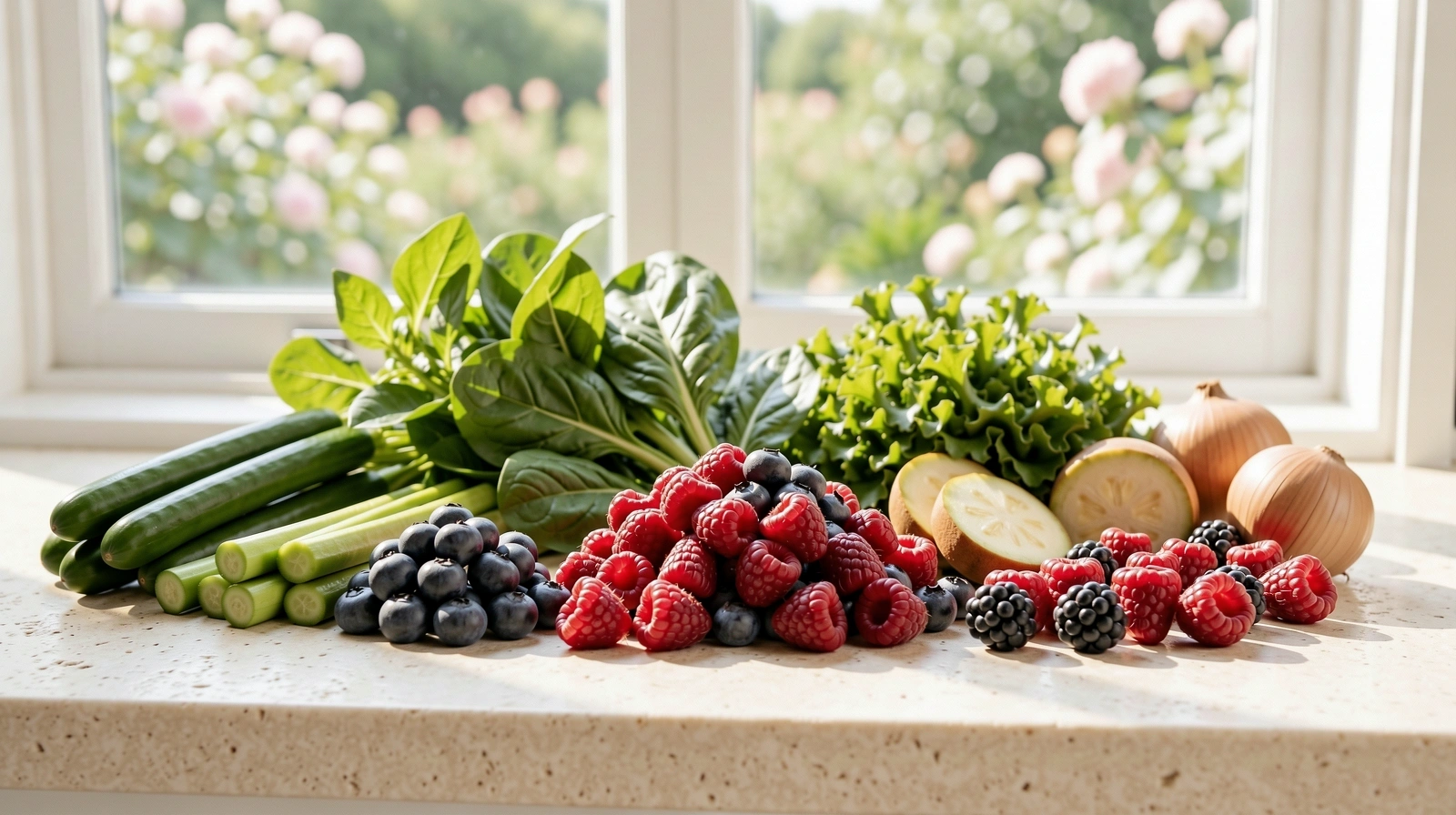 Frische natürliche Lebensmittel